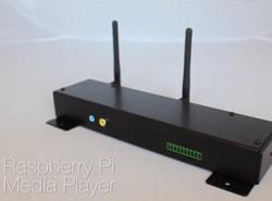 Tiny Green PC RaspberryPi Media Player